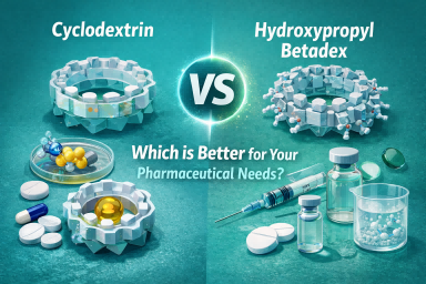 Cyklodekstryna vs Hydroksypropyl Betadex: który z nich jest lepszy dla Twoich potrzeb farmaceutycznych?