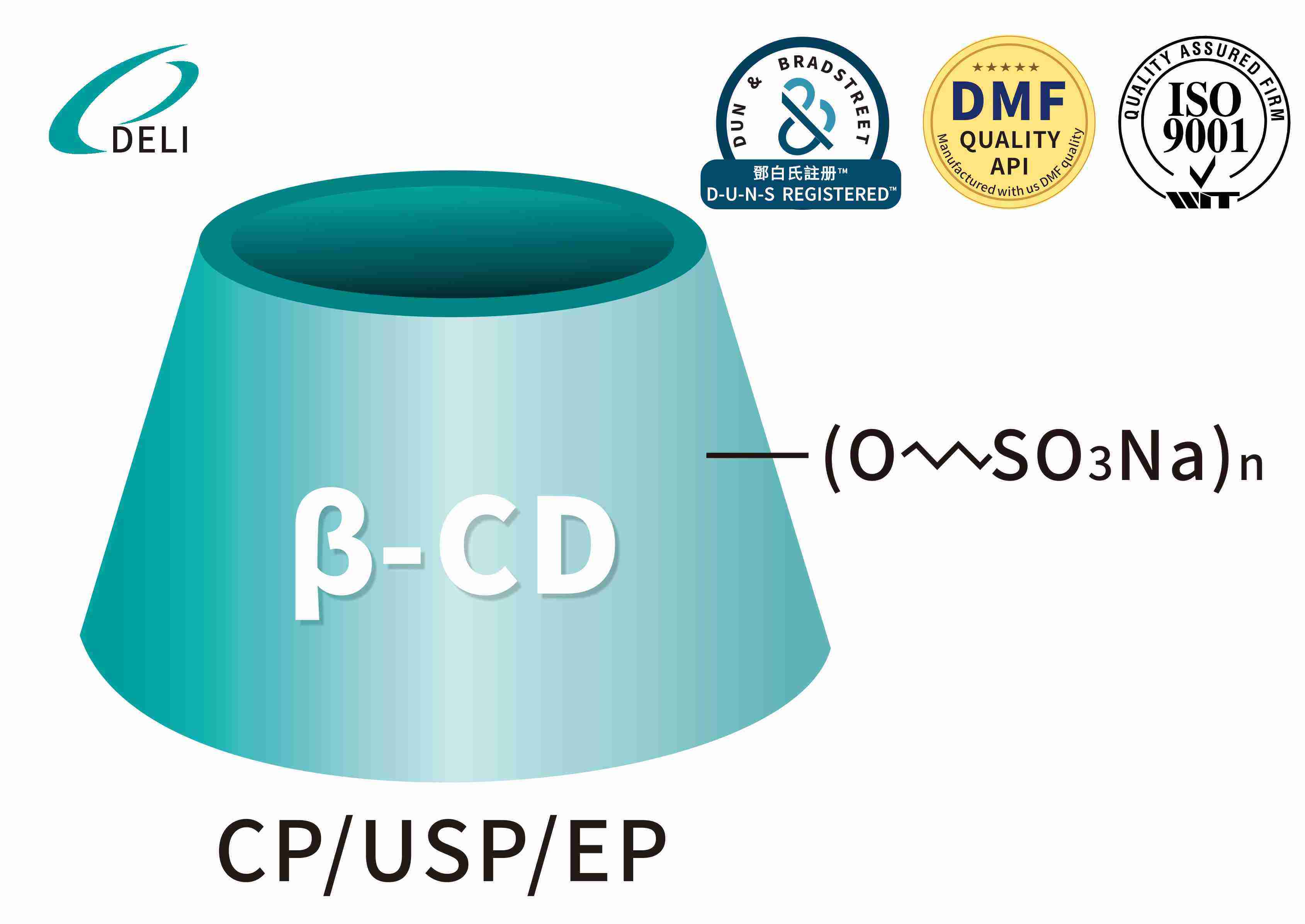 Betadex Sulfobutyl Eter sodowy USP 99%