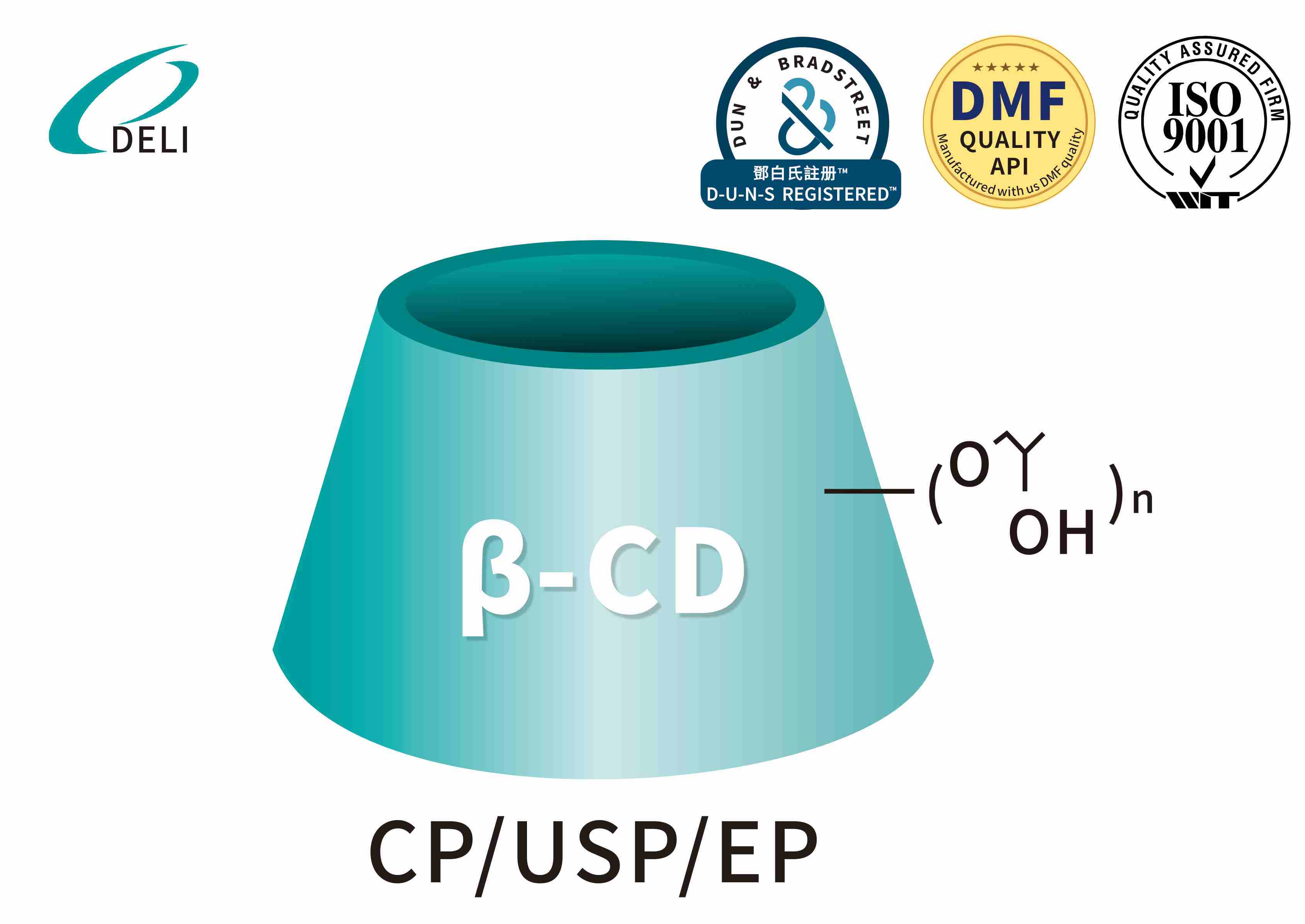 Hydroksypropylo-beta cyklodekstryna USP CAS 128446-35-5